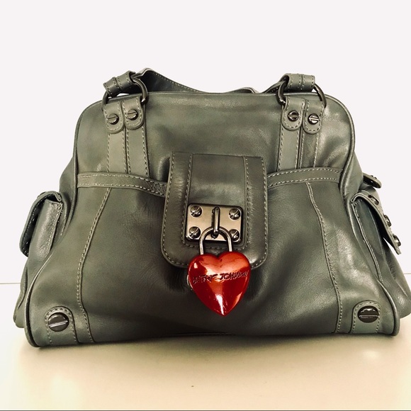 Betsey Johnson Bags Betsey Johnson Leather Purse With Heart Lock